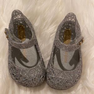 Mini Melissa Glitter Jelly Shoes